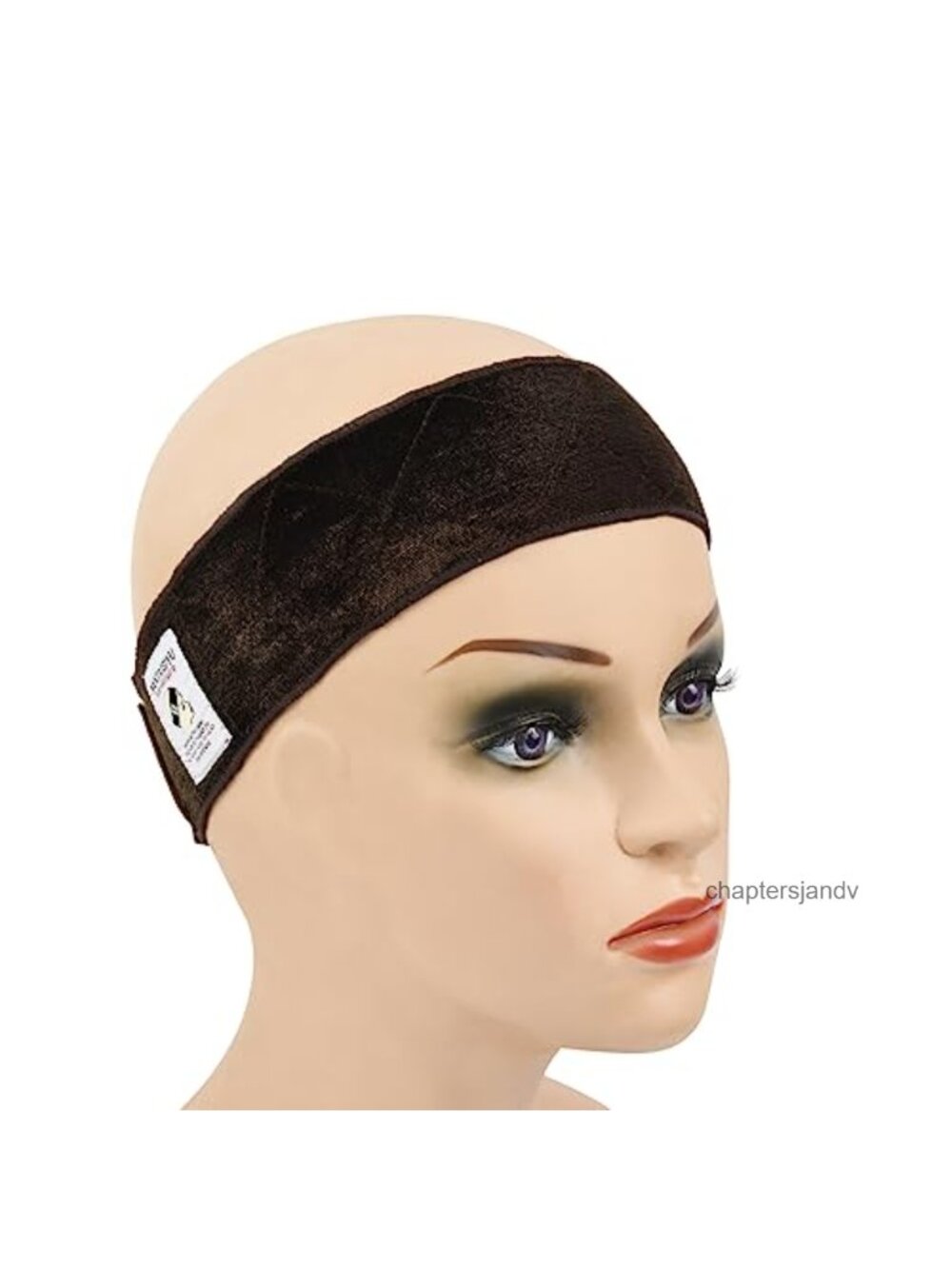 Wig Grip Headband Velour Non-Slip Adjustable Scarf